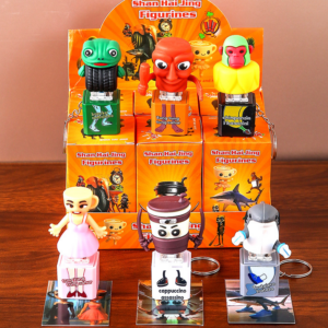 llavero coleccionable brainrots + carta de personaje – con luces y sonidos