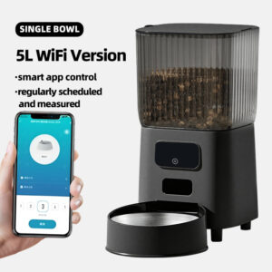 comedero automático para mascotas maverick hogar – modelo wifi 5l